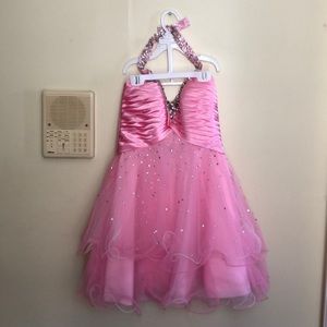 Pink Short Party dress